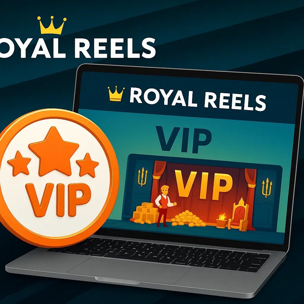 Ascend in Royal Reels Casino's VIP program and unlock exclusive rewards.